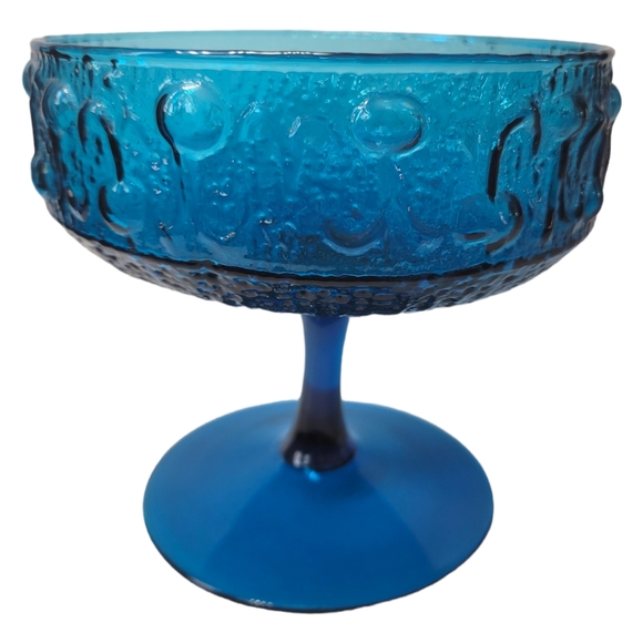 Stelvia glass Italy Wayne Husted design footed compote bowl XL - Picture 5 of 7